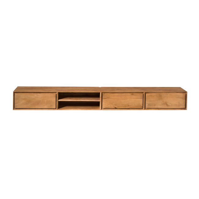 Starfurn Zwevend tv meubel Ambiance Naturel | 280 cm