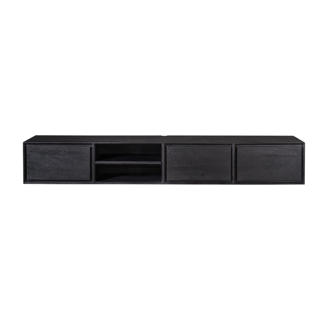 Starfurn Zwevend tv meubel Ambiance Black | 200 cm