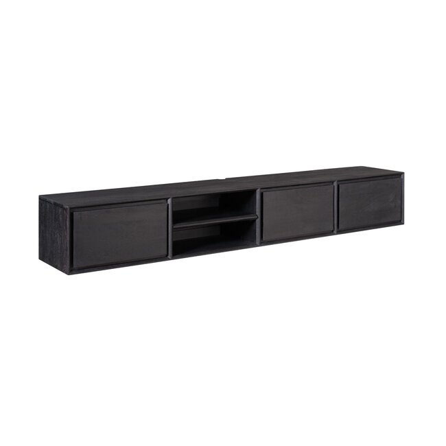 Starfurn Zwevend tv meubel Ambiance Black | 200 cm