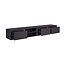 Starfurn Zwevend tv meubel Ambiance Black | 200 cm