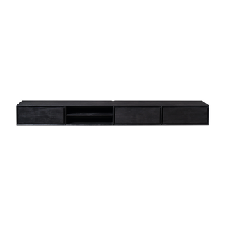 Starfurn Zwevend tv meubel Ambiance Black | 240 cm
