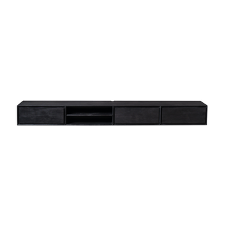 Starfurn Zwevend tv meubel Ambiance Black | 280 cm