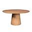 Starfurn Eettafel Madison Natural | 130 cm | Kolom Poot