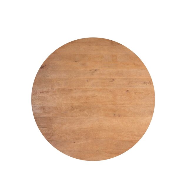 Starfurn Eettafel Madison Natural | 130 cm | Kolom Poot