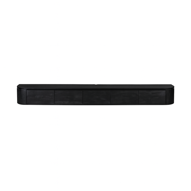 Starfurn Tv meubel Excellent Black | 280 cm