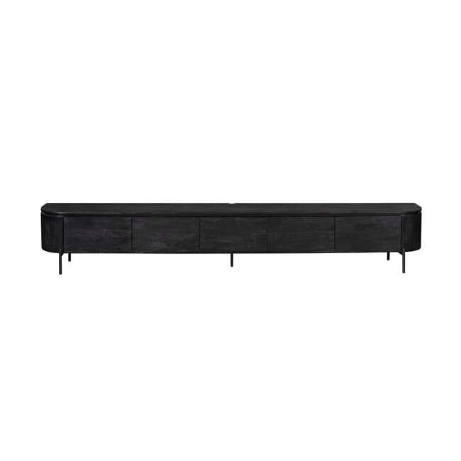 Starfurn Tv meubel Excellent Black | 280 cm