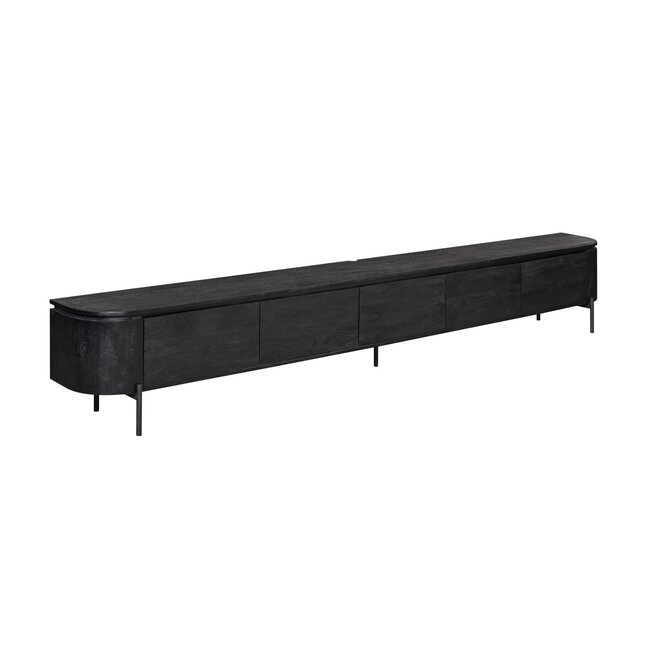 Starfurn Tv meubel Excellent Black | 280 cm