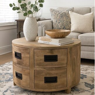 Benoa Salontafel Novelle met 4 lades - 80 cm