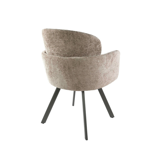 WoonStijl Armstoel Embrace draaibaar - Hoven zand