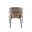 WoonStijl Eetkamerstoel ronde rug Curva Hoven Champagne