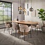WoonStijl Eetkamerstoel ronde rug Curva Hoven Champagne