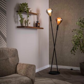 WoonStijl Vloerlamp Wings 2-lichts