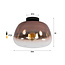 WoonStijl Plafondlamp Pulse Shaded Koper glas