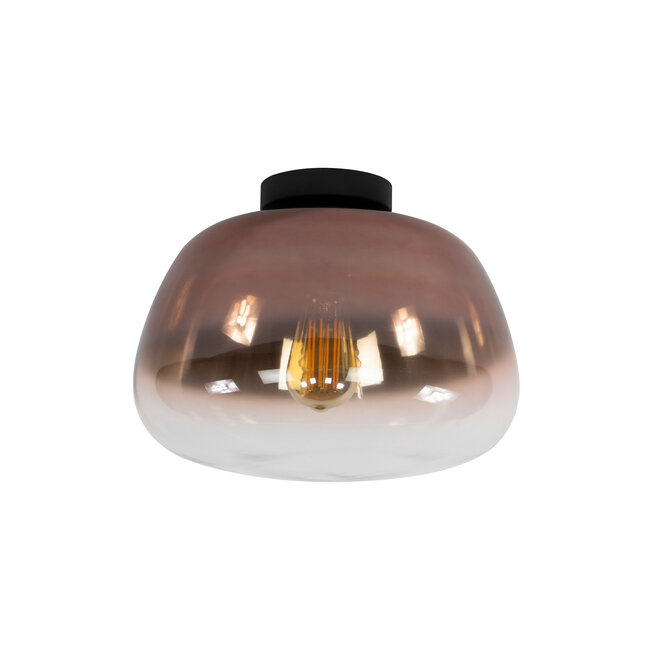 WoonStijl Plafondlamp Pulse Shaded Koper glas