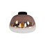 WoonStijl Plafondlamp Pulse Shaded Koper glas