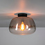WoonStijl Plafondlamp Pulse Shaded Smoke grey glas