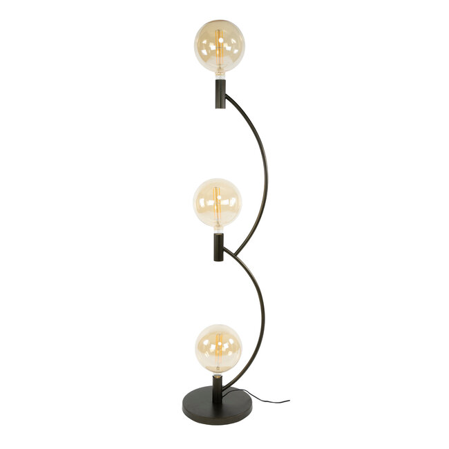 WoonStijl Vloerlamp Arcus 3-lichts / Sienna bruin