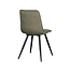 Label51 Eetkamerstoel Bistro - Hunter - Fluweel - Black Frame