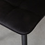 Label51 Eetkamerstoel Bistro - Zwart - Fluweel - Black Frame