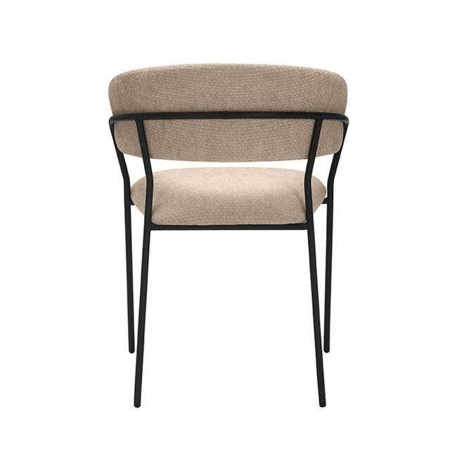 Label51 Eetkamerstoel Luuk - Clay - Elite - Black Frame