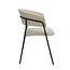 Label51 Eetkamerstoel Luuk - Naturel - Elite - Black Frame