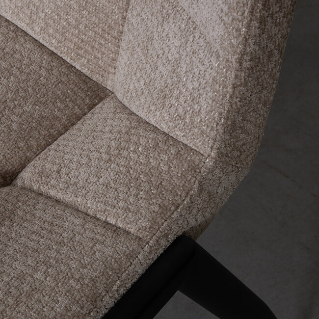 Label51 Eetkamerstoel Noor - Clay - Elite - Black Frame