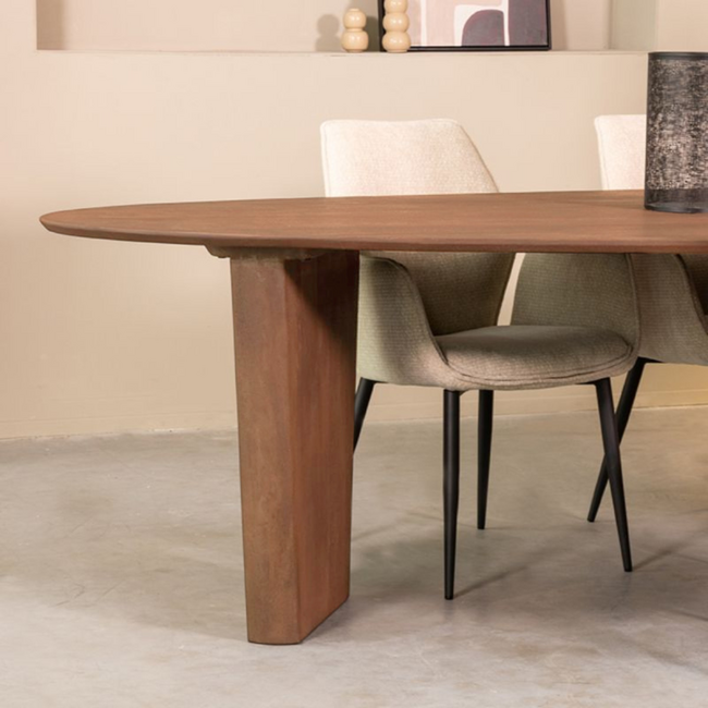 Label51 Eetkamertafel Wow - Nature - Mangohout - 240x110 cm