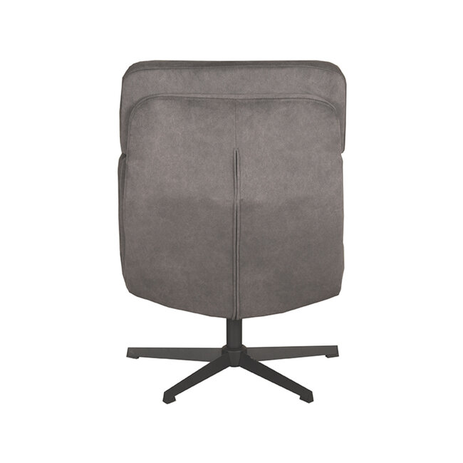 Label51 Fauteuil Alvar - Antraciet - Cosmo - Excl. Hocker