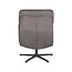 Label51 Fauteuil Alvar - Antraciet - Cosmo - Excl. Hocker