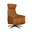 Label51 Fauteuil Lund - Cognac - Micro Suede - One Size