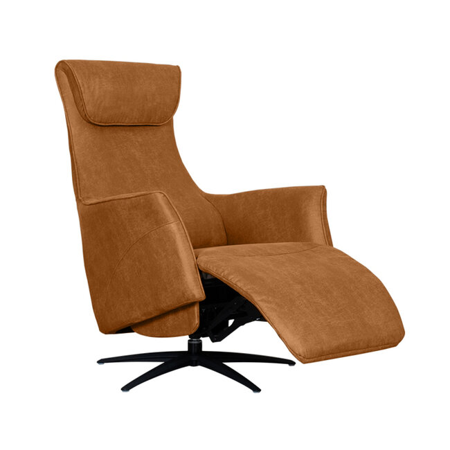 Label51 Fauteuil Lund - Cognac - Micro Suede - One Size