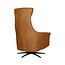 Label51 Fauteuil Lund - Cognac - Micro Suede - One Size
