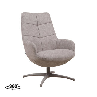 Label51 Fauteuil Winston - Taupe - Canyon - One Size Label51 Fauteuil Winston - Taupe - Canyon - One Size