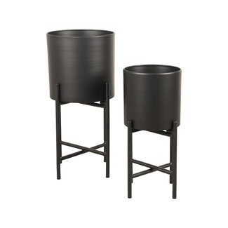 Label51 Plantenstandaards - Zwart - Metaal - One Size Label51 Plantenstandaards - Zwart - Metaal - One Size