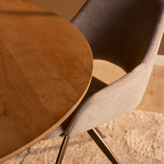 Starfurn Eettafel Solana | 130 cm | Naturel