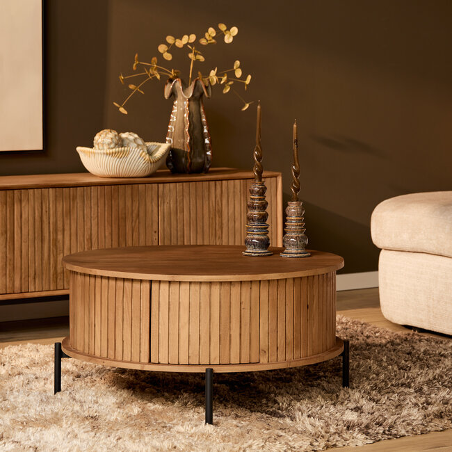 Starfurn Salontafel Madison Natural | 80 cm | Rond
