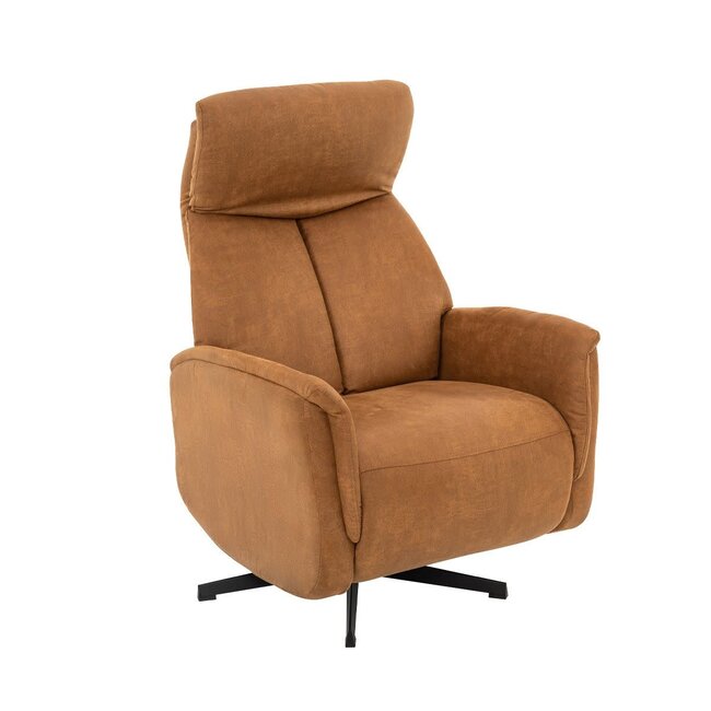 Label51 Fauteuil Helsinki Cognac Micro Suede