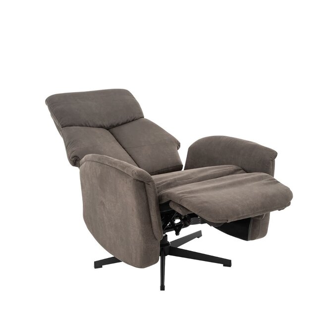 Label51 Fauteuil Helsinki Antraciet Micro Suede