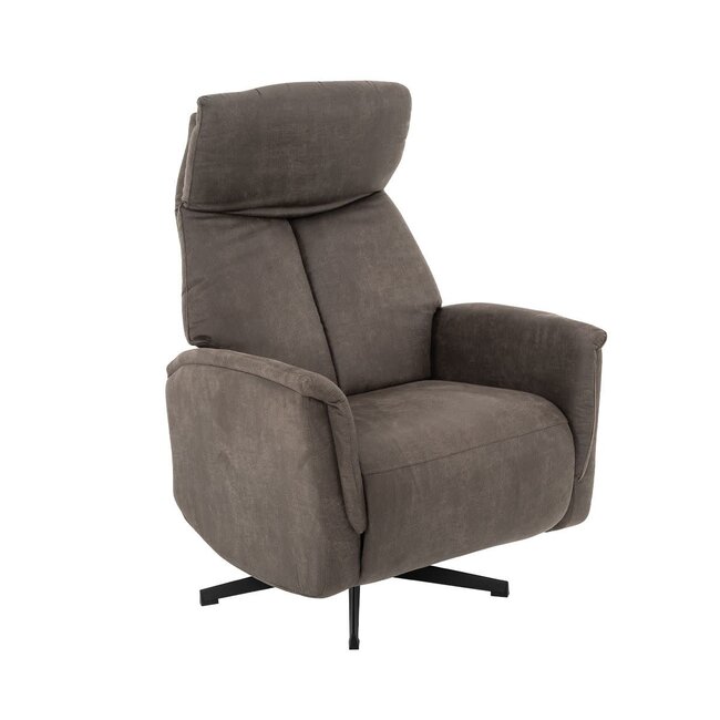 Label51 Fauteuil Helsinki Antraciet Micro Suede