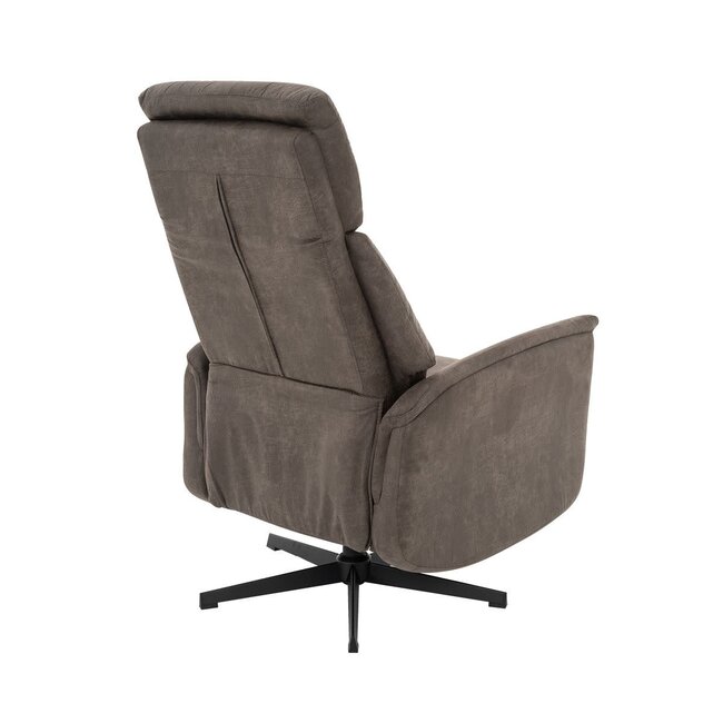 Label51 Fauteuil Helsinki Antraciet Micro Suede