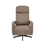Label51 LABEL51 Relaxfauteuil Esbjerg Taupe Micro Suede – Luxe Manuele Relaxstoel