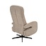 Label51 LABEL51 Relaxfauteuil Esbjerg Mushroom Royal Bouclé – Luxe Manuele Relaxstoel