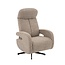 Label51 LABEL51 Relaxfauteuil Esbjerg Mushroom Royal Bouclé – Luxe Manuele Relaxstoel