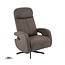 Label51 LABEL51 Relaxfauteuil Esbjerg Antraciet Micro Suede – Luxe Manuele Relaxstoel
