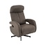 Label51 LABEL51 Relaxfauteuil Esbjerg Antraciet Micro Suede – Luxe Manuele Relaxstoel