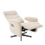 Label51 LABEL51 Elektrische Relaxfauteuil Tampere Naturel Royal Bouclé – Luxe Elektrische Relaxstoel