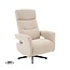 Label51 LABEL51 Elektrische Relaxfauteuil Tampere Naturel Royal Bouclé – Luxe Elektrische Relaxstoel