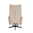 Label51 LABEL51 Elektrische Relaxfauteuil Goteborg Naturel Royal Bouclé – Luxe Draaibare Relaxstoel
