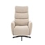 Label51 LABEL51 Elektrische Relaxfauteuil Goteborg Naturel Royal Bouclé – Luxe Draaibare Relaxstoel