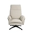 Label51 Relaxfauteuil Zenza + Hocker Naturel Royal Boucle | Walnoot Eiken